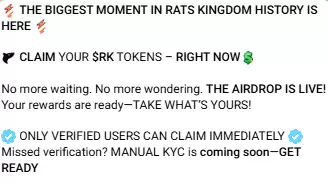 距离 Rats Kingdom 上市日期还有 6 天:查看 RK 代币领取步骤