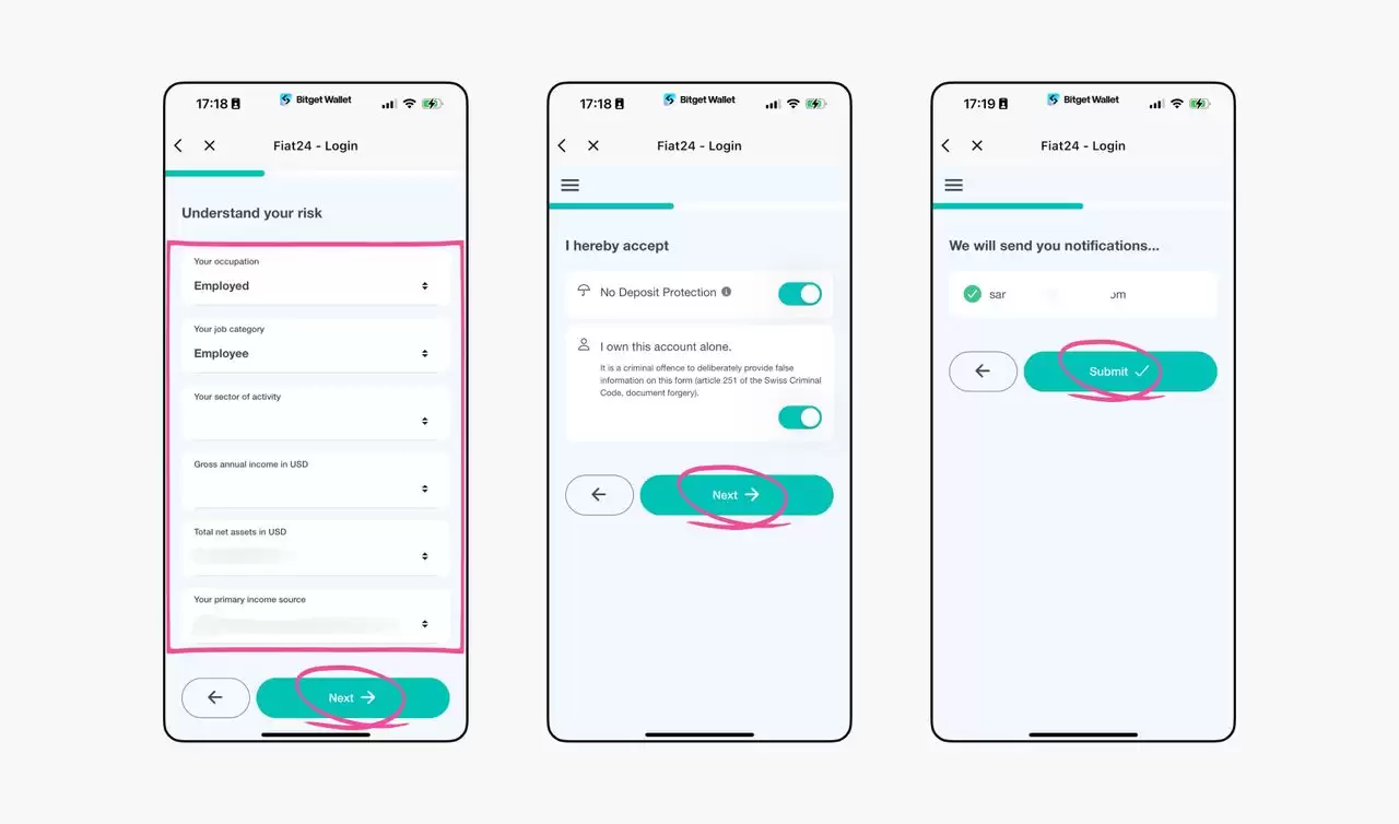 BitgetwalletFiat24联名卡开卡操作步骤教程