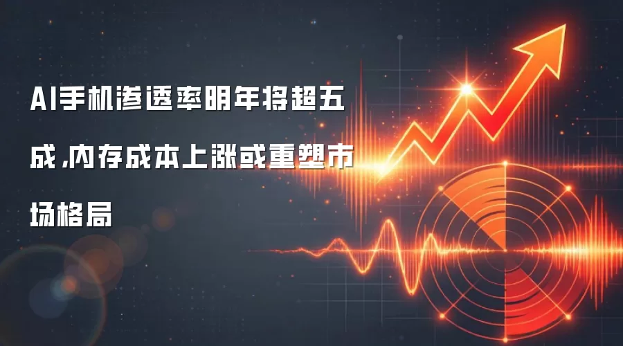 AI手机渗透率明年将超五成，内存成本上涨或重塑市场格局