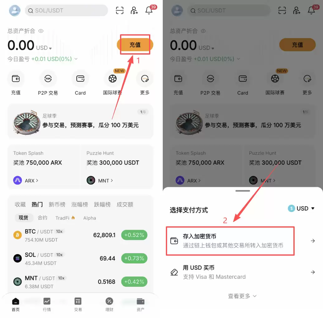 Bybit怎么充值USDT？新手第一次入金完整教程