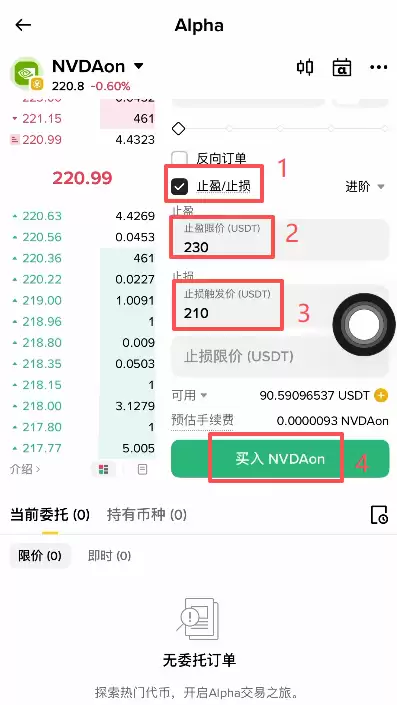 币安Alpha美股代币怎么买？
