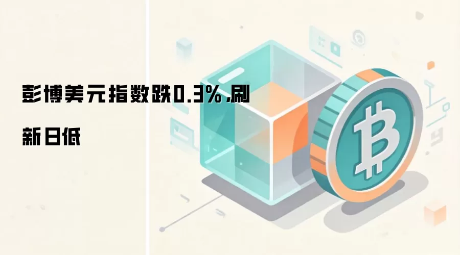 彭博美元指数跌0.3%，刷新日低