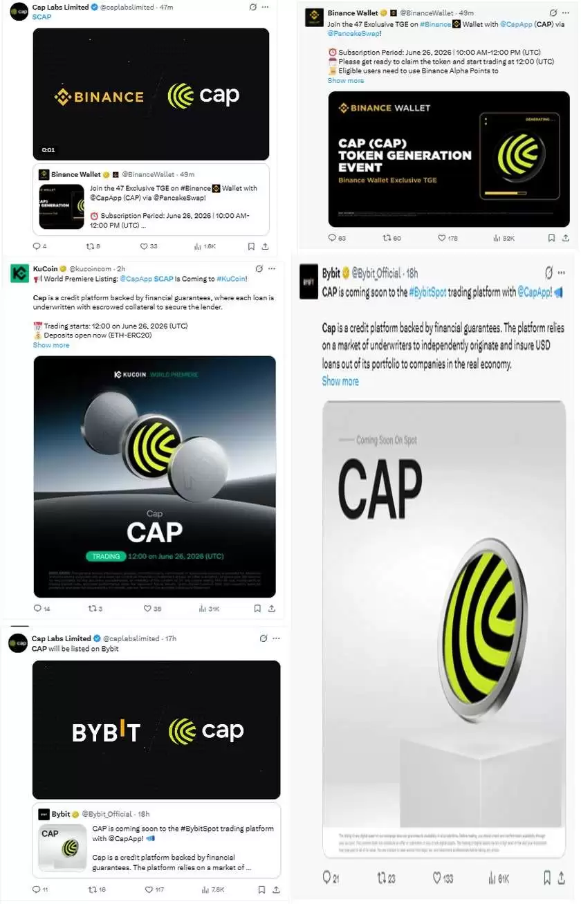 CAP币上市详情