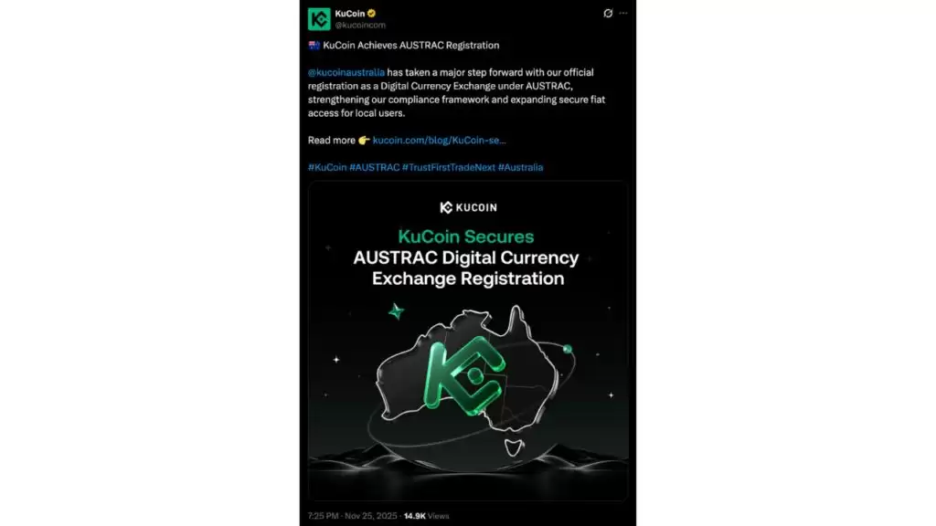 加密支付落地:KuCoin澳大利亚推出KuCard,宣布与万事达卡合作