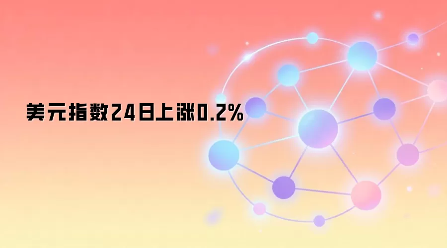 美元指数24日上涨0.2%