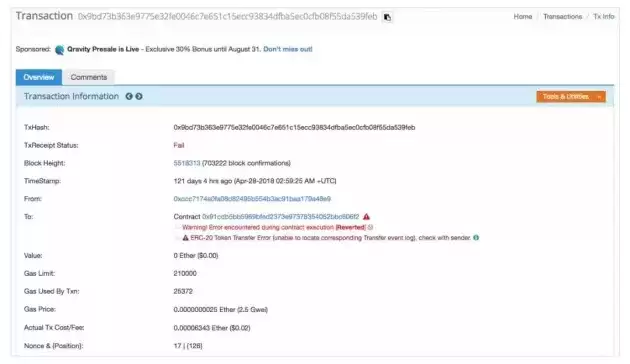 以太坊imTokenwallet转账失败的常见解决办法