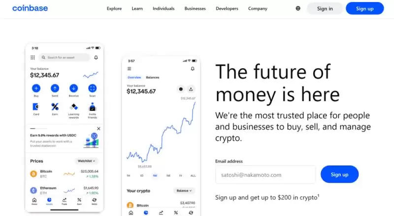 11.Coinbase – 最适合初学者