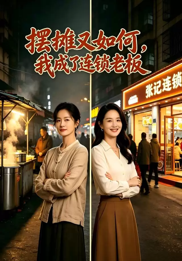 短剧《摆摊又如何，我成了连锁老板》剧情介绍