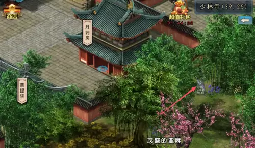 濡沫江湖少林宝箱分布地点-少林四个宝箱位置图
