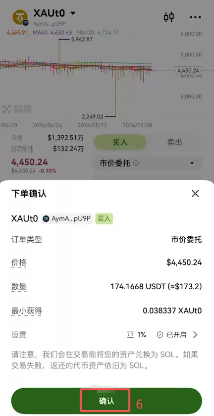 DEX交易XAUT的具体步骤_图3