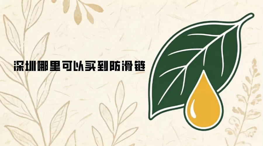 深圳哪里可以买到防滑链