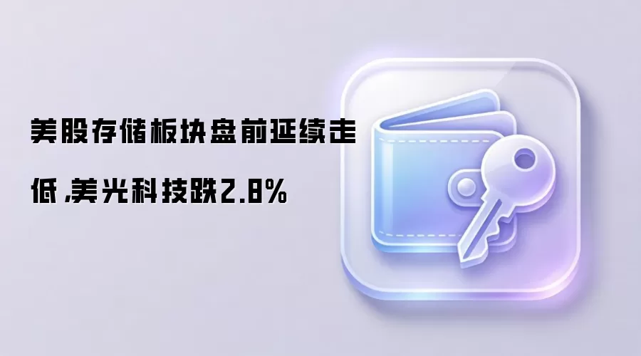 美股存储板块盘前延续走低，美光科技跌2.8%