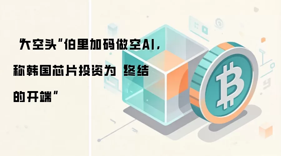 “大空头”伯里加码做空AI，称韩国芯片投资为“终结的开端”