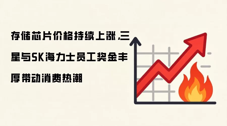 存储芯片价格持续上涨,三星与SK海力士员工奖金丰厚带动消费热潮