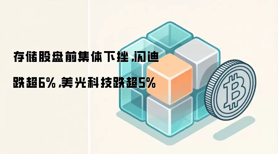 存储股盘前集体下挫,闪迪跌超6%,美光科技跌超5%