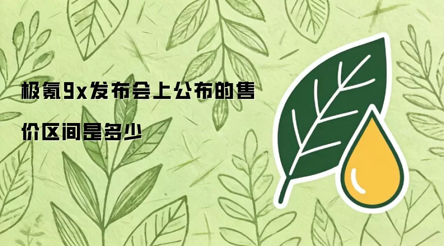 极氪9x发布会上公布的售价区间是多少
