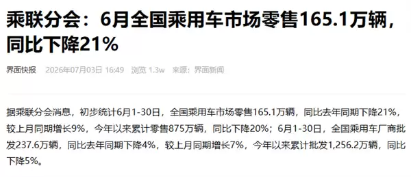 汽车销量拉完了 车企们却在集体狂欢？