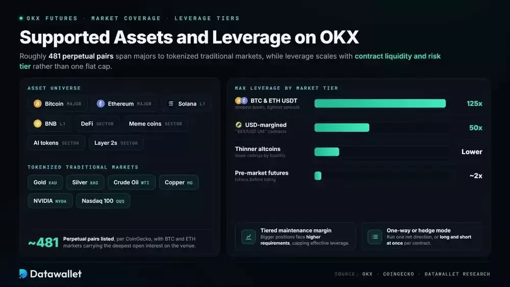 OKX支持的资产和杠杆说明