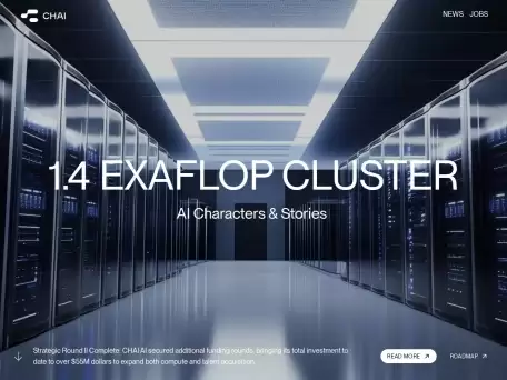 Chai AI-Chai AI是一个具有雄厚技术实力和丰富数据资源的人工智能平台