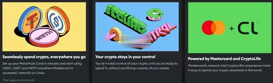 MetaMask Card推出美国试点！直接消费wallet内的USDT、ETH
