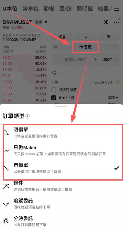 币安怎么做多做空DRAM？U本位合约操作方法2026
