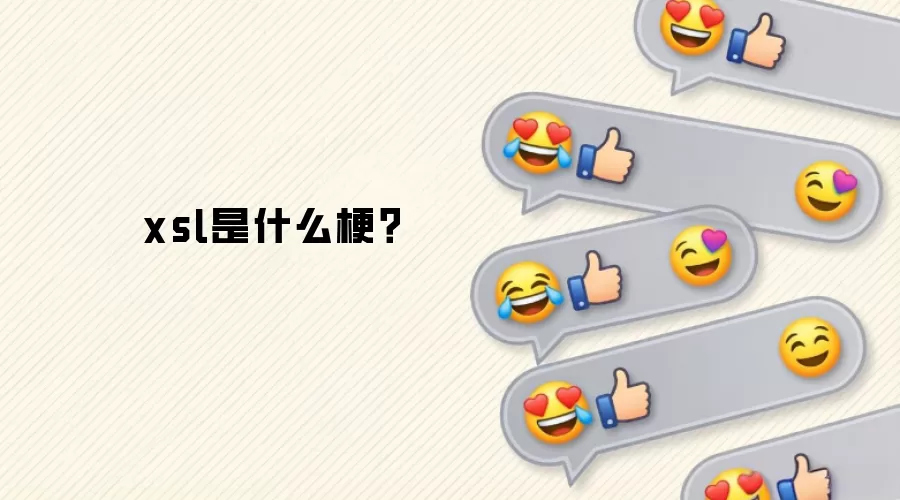 xsl是什么梗？