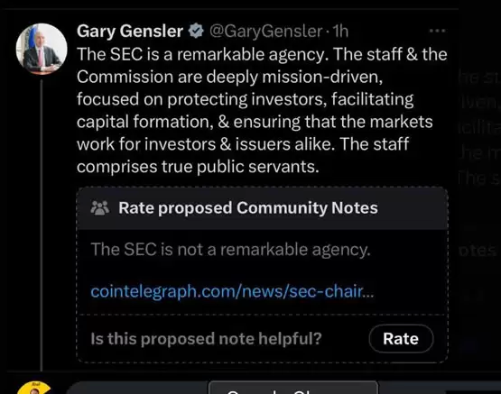 DOGE部门负责人马斯克回应Gary Gensler辞职:SEC的工作效率不佳