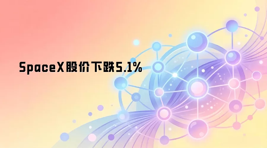 SpaceX股价下跌5.1%