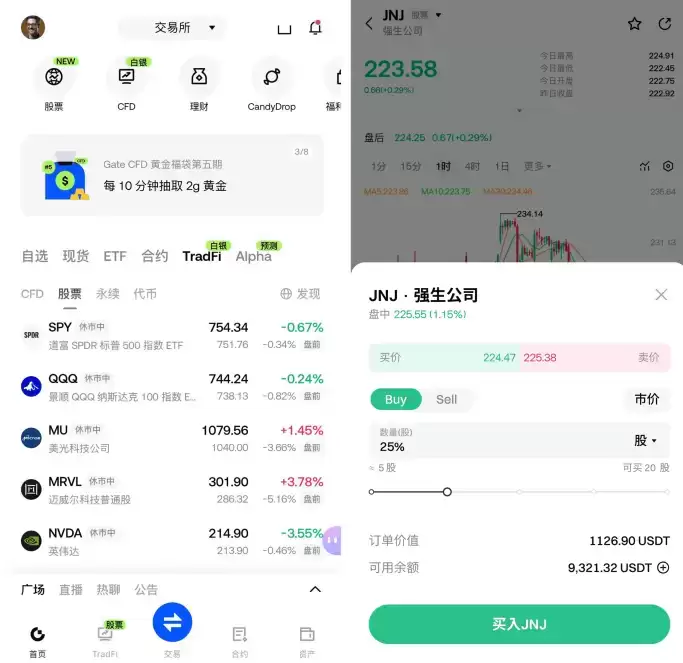 Gate交易所股票交易教学