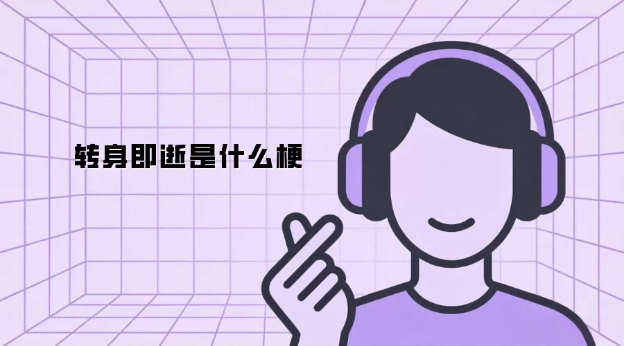 转身即逝是什么梗
