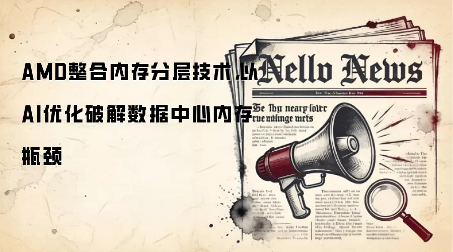 AMD整合内存分层技术，以AI优化破解数据中心内存瓶颈