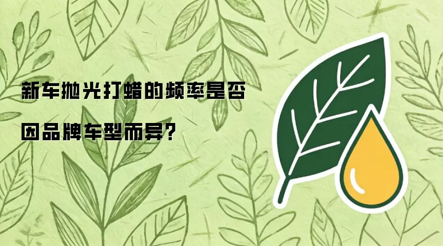 新车抛光打蜡的频率是否因品牌车型而异？