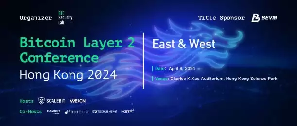 Bitcoin Layer2香港主题峰会首批演讲嘉宾阵容揭晓