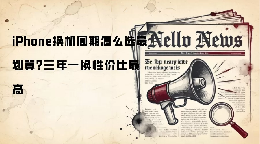 iPhone换机周期怎么选最划算?三年一换性价比最高