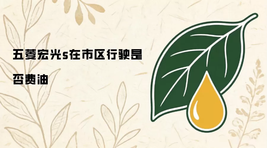 五菱宏光s在市区行驶是否费油