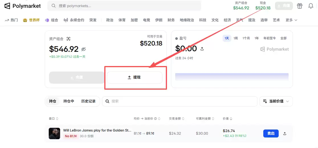 如何把资金转到wallet或交易所？Polymarket变钱到欧易OKX完整教程