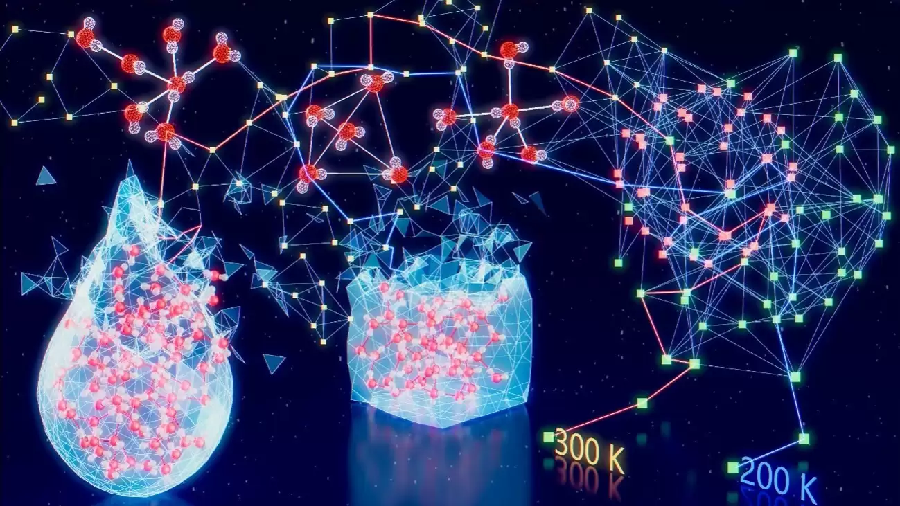 AI破解水的百年谜团：为何水结冰会膨胀？