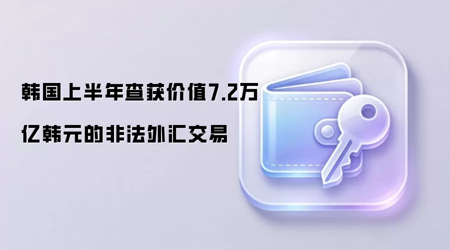 韩国上半年查获价值7.2万亿韩元的非法外汇交易