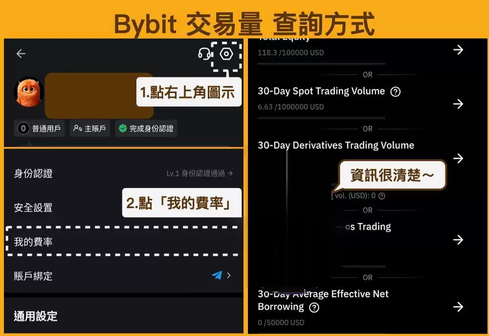 Bybit VIP 交易量怎么看？