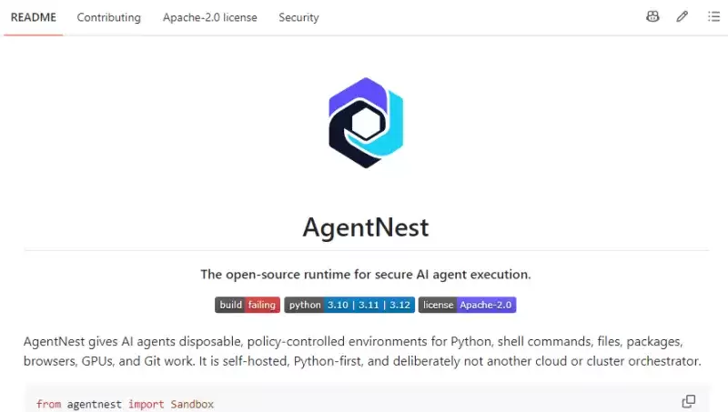 AgentNest（图1）