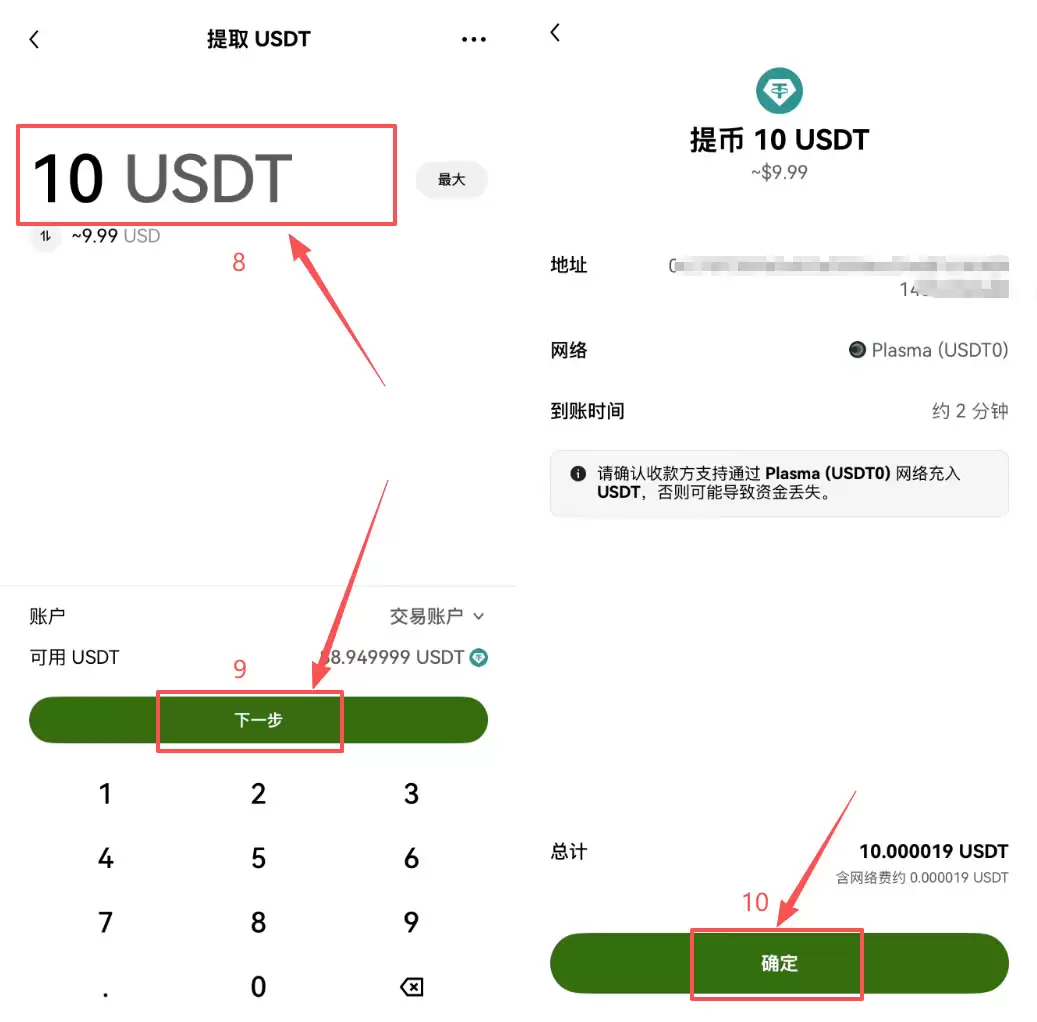 欧易OKX提USDT到Gate.io手续费多少？选哪条链最便宜？