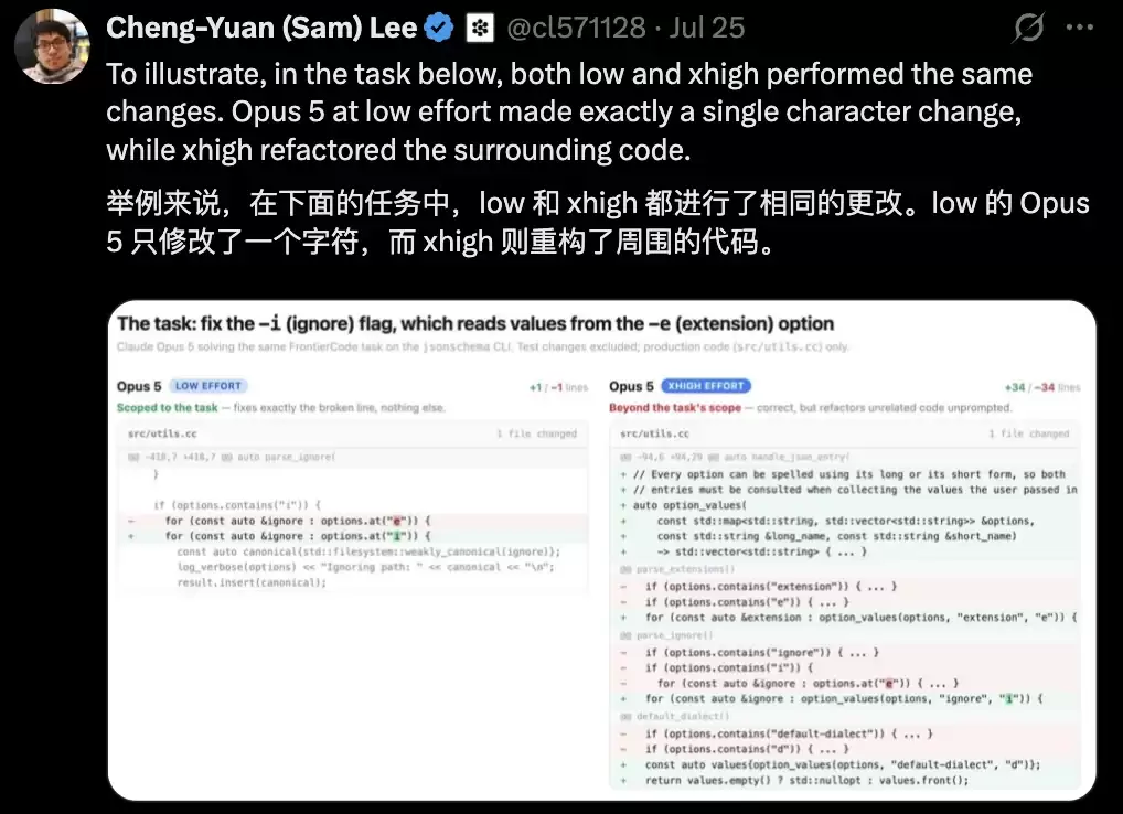别再无脑开高推理！Opus 5高配会擅自重构代码乱加戏
