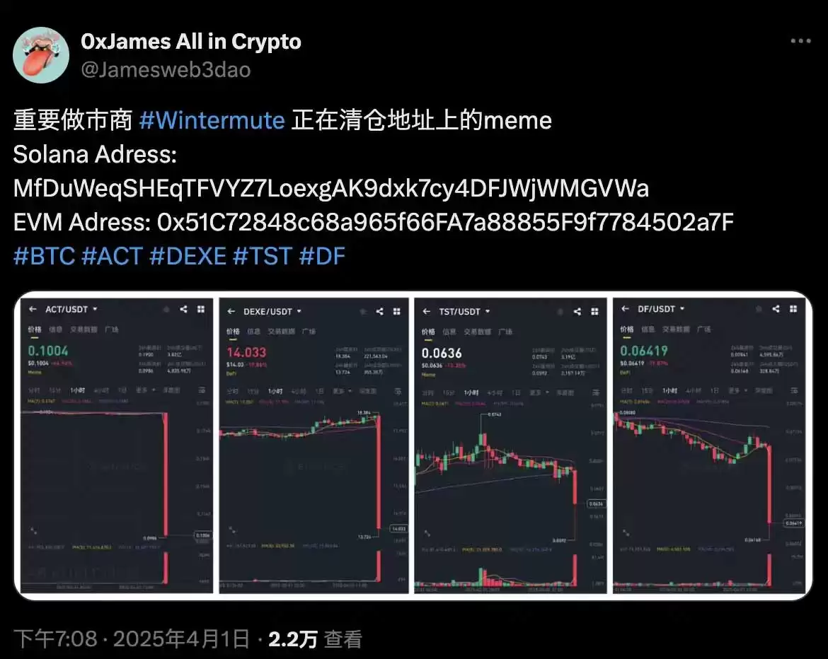 Meme币全线暴跌50%,Binance跟市场开了个愚人节玩笑?