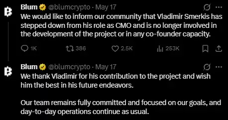 为什么 Blum 选择 6 月作为 $BLUM 上市日期和 TGE？一文分析