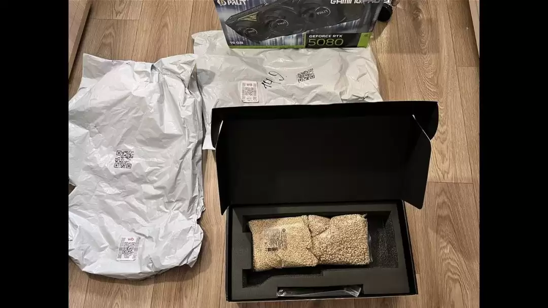 男子花9万卢布买5070Ti显卡 收到的却是一瓶水