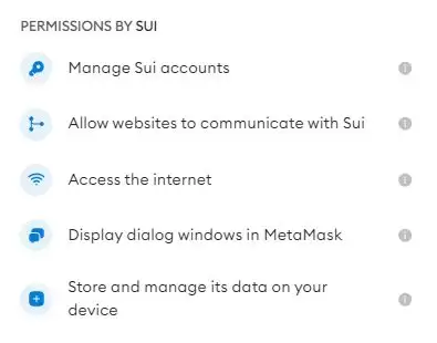 如何将Sui添加Sui MetaMaskwallet?