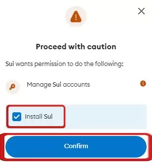 如何将Sui添加Sui MetaMaskwallet?