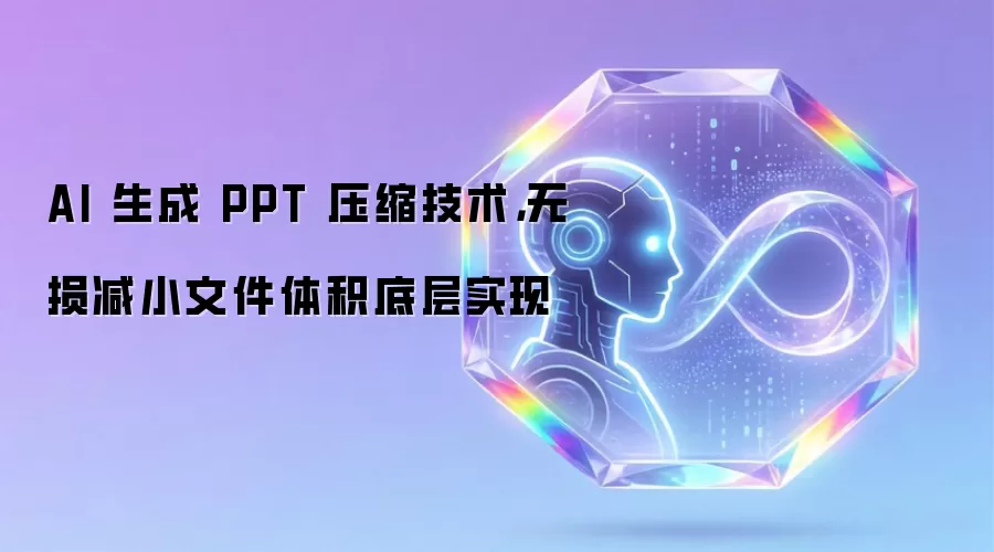 AI 生成 PPT 压缩技术,无损减小文件体积底层实现