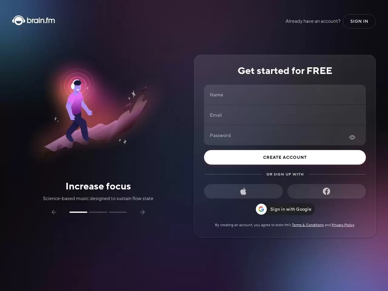 Brain.fm-Brain.fm是一个在线应用程序