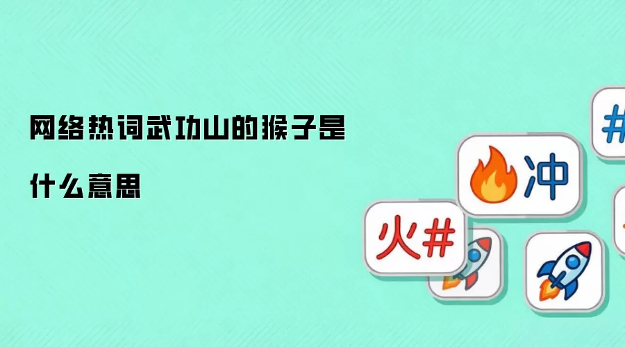 网络热词武功山的猴子是什么意思